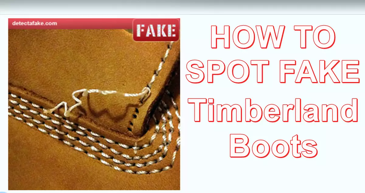 How to detect fake Timberland Boots