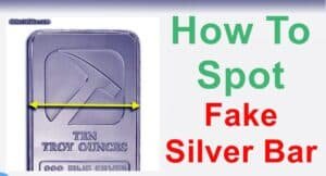 fake Silver Bullion Bar